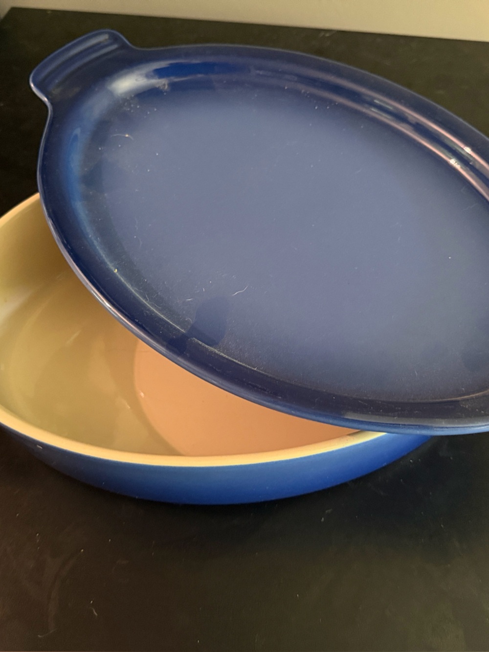 Le Creuset indigo 2 Piece Casserole